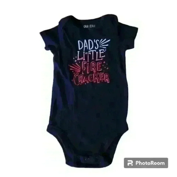 Dad's Little Fire Cracker Onesie - Picture 1 of 2